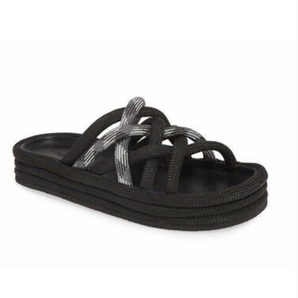 rag & bone Black Kris Rope Sandals Size 8